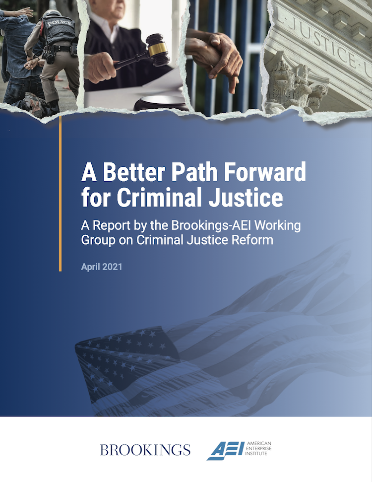 A Better Path Forward for Criminal Justice Reform report cover