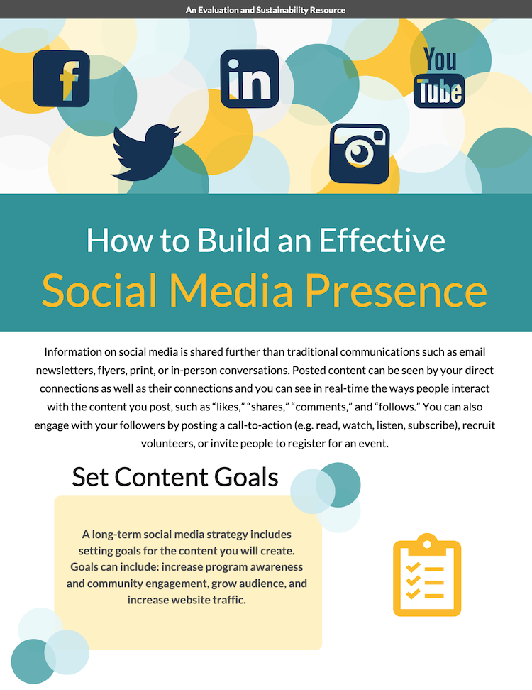 Building an Effective Social Media Presence infographic