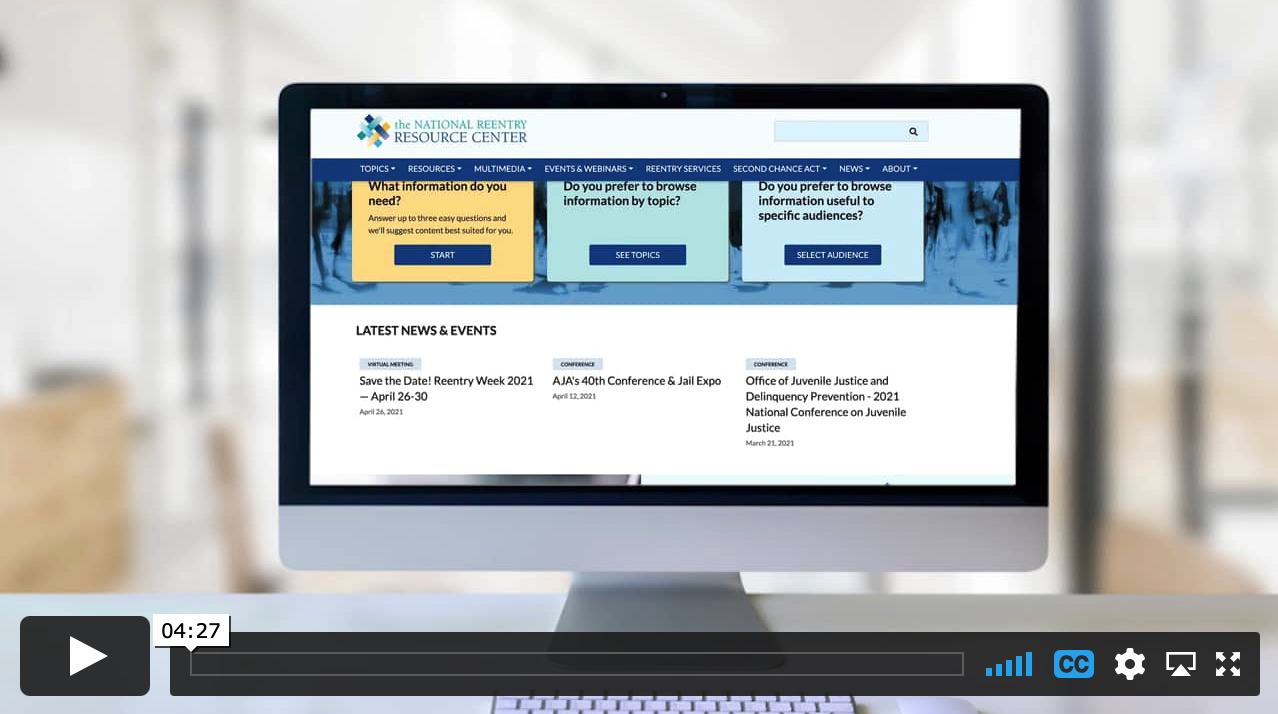 NRRC Website Video screenshot