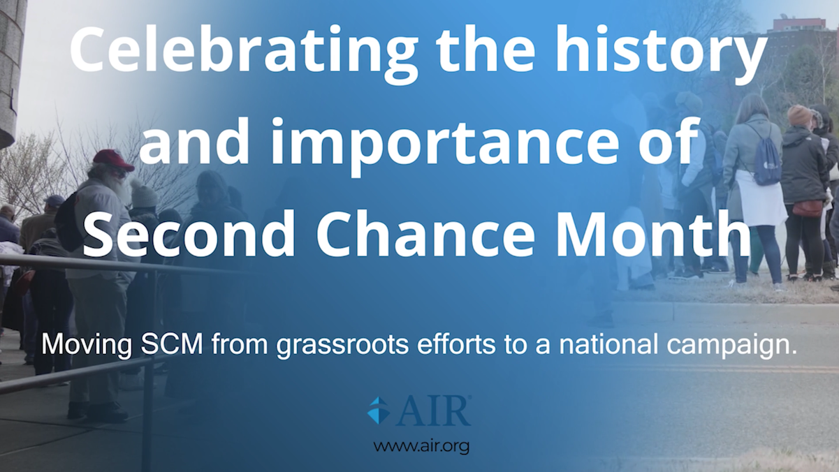 Moving Second Chance Month from grassroots to national campaign? video screenshot