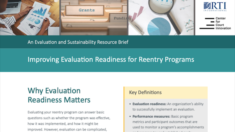 Evaluation Readiness Brief cover image