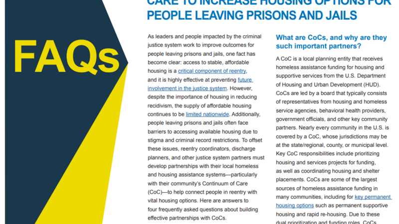 Explainer: Building Effective Partnerships with Continuums of Care Cover