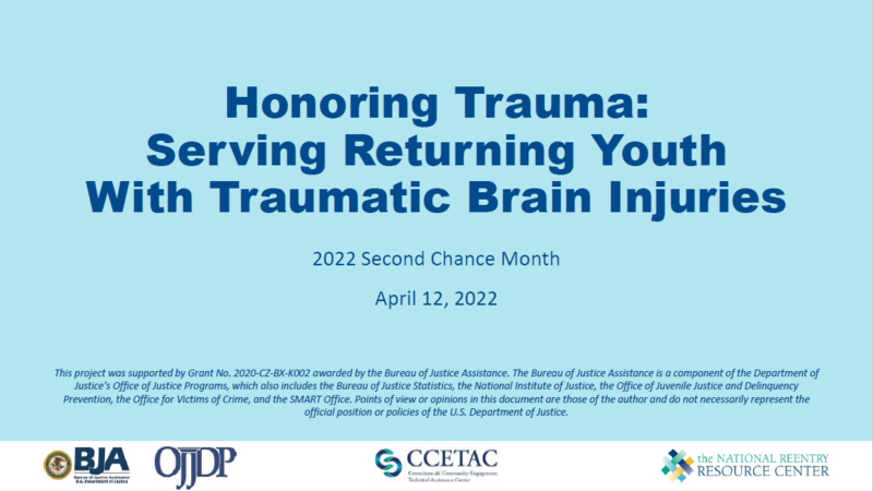 Honoring Trauma: Serving Returning Youth with Traumatic Brain Injuries Cover