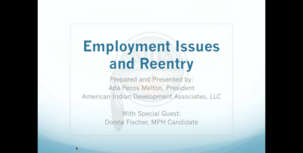 Tribal Employment Issues and Reentry video screenshot