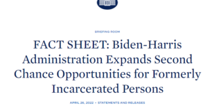Biden-Harris 2022 Fact Sheet Cover
