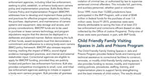 Bureau of Justice Assistance Programs That Support Corrections Cover