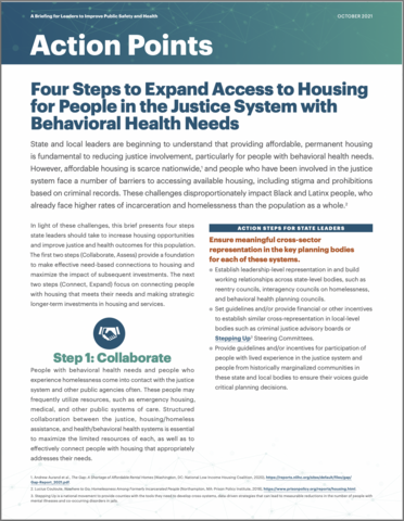 Four Steps to Expand Access to Housing brief cover image