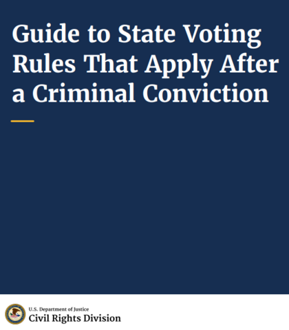 Guide to State Voting Rules After Criminal Conviction cover