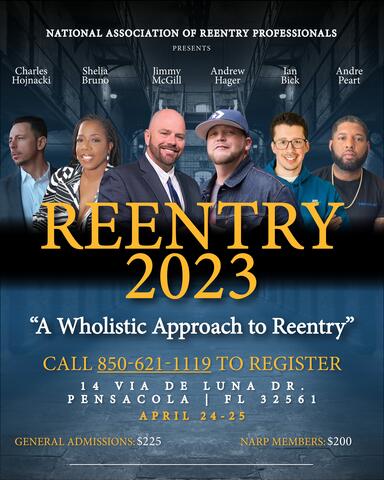 Reentry 2023 Event flyer