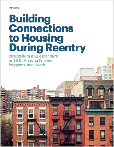 Building Connections to Housing During Reentry report cover
