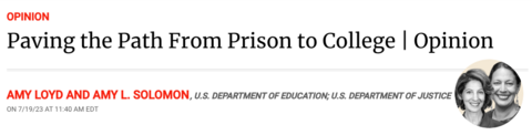 Paving the Path From Prison to College