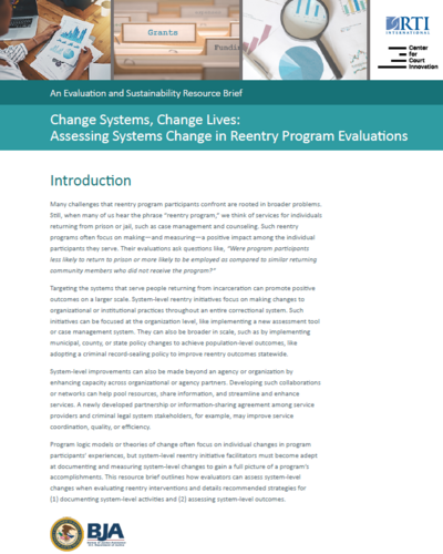 Change Systems, Change Lives Cover