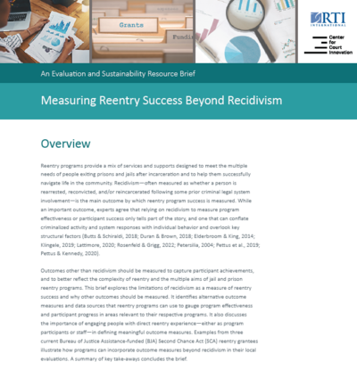 Look Beyond Recidivism Cover