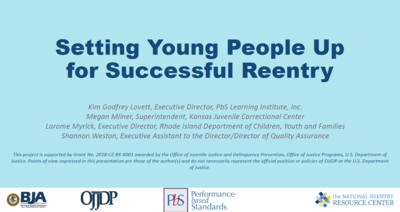 Setting Young People Up For Successful Reentry Cover