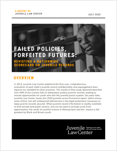 Failed Policies, Forfeited Futures report cover