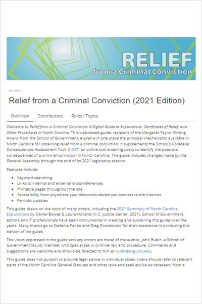 RelieffromaCriminalConviction(2021Edition)Cover
