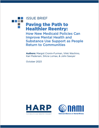 Paving the Path to Healthier Reentry brief cover