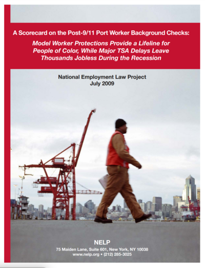 A Scorecard on the Post-9/11 Port Worker Background Checks Cover