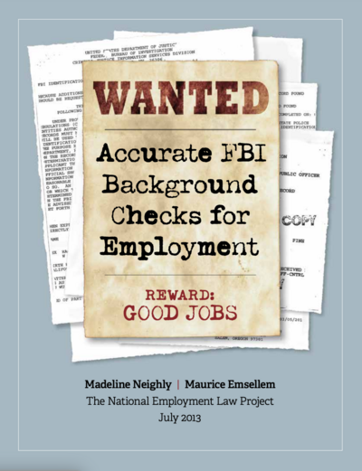Wanted: Accurate FBI Background Checks for Employment Cover