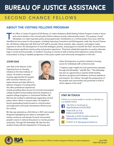 Visiting Fellows Program brief