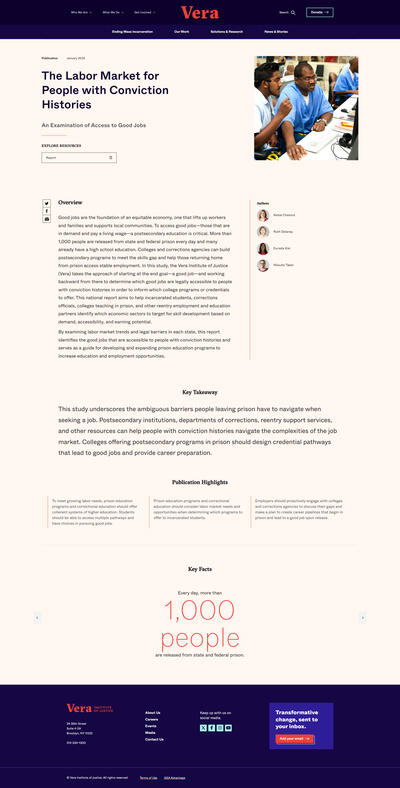 The Labor Market for People with Conviction Histories: An Examination of Access to Good Jobs 